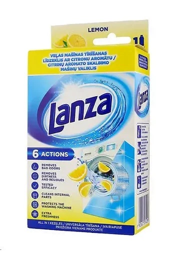 Засіб для чищення пральних машин Lanza лимон 250 мл.