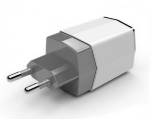 Зарядное устройство TOTO TZR-09 Travel charger 2USB 3,1 A White/Silver