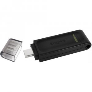 USB флешдрайв Kingston DataTraveler 70 Black 128GB USB 3.2 (DT70/128GB)