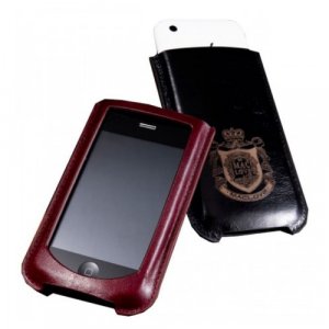 Чехол MacLove Leather Case Lucca Classical Black for iPhone 4/4S (ML41103)