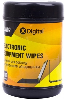 Комплект для чищення X-Digital XDW02 Screen Cleaning Wipes 100 pcs