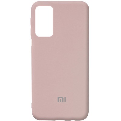 Накладка Silicone Case Full for Xiaomi Redmi Note 10 Pro Pink Sand