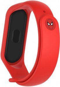Ремешок к фитнес-браслету Xiaomi Mi Band 3/4 Spider Man Red