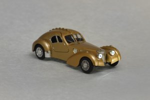Автомобиль Same Toy Vintage Car со светом и звуком (золотой)