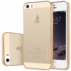 Накладка Nilkin Nature TPU Case for iPhone 5S/SE Transparent Brown
