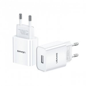 Зарядное устройство Usams T18 single USB 2.1A White