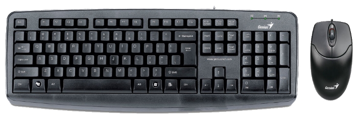 Клавіатура Genius KM-110X USB,Bllack, UKR,CB