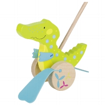 Іграшка-штовхач goki Крокодил