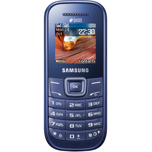 Мобільний телефон Samsung GT-E1202 IBI (Indigo Blue) DUOS
