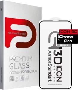 Защитное стекло ArmorStandart Icon 3D для iPhone 14 Pro Black (ARM61972)