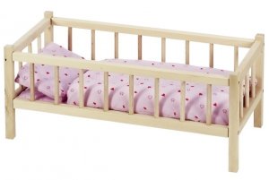 Кроватка для кукол goki с боковинки