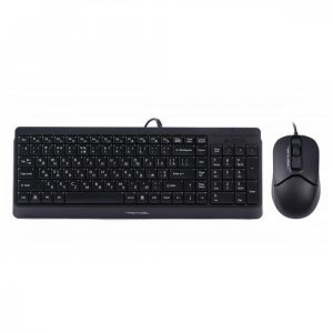 Клавиатура+мышка A4Tech F1512 (Black)
