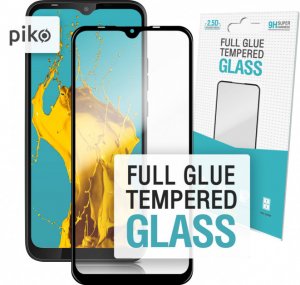 Защитное стекло Piko Full Glue для Tecno Spark 6 (черное)
