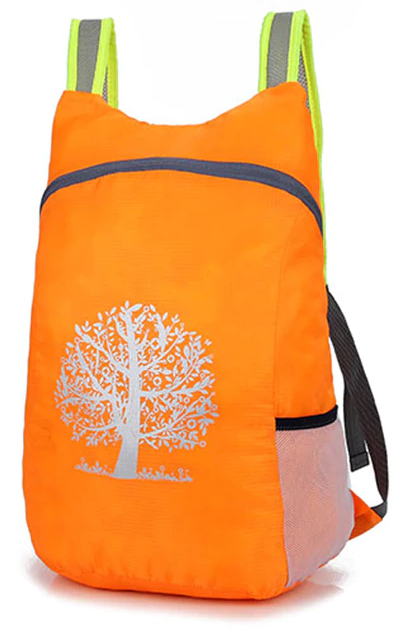 Компактний легкий рюкзак 15л помаранчевий