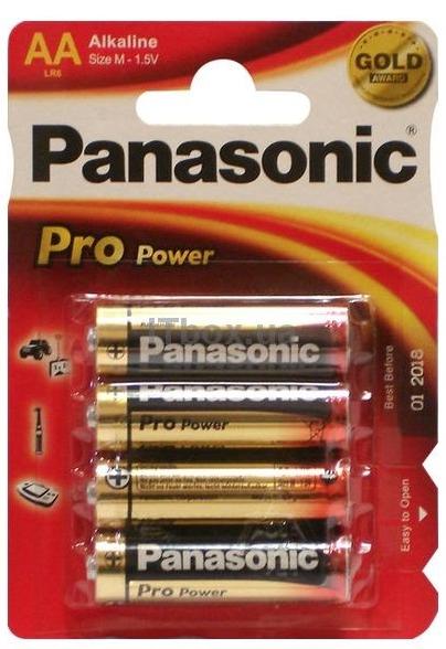 Батарейка Panasonic PRO POWER AA BLI 4 (LR6XEG/4BP)