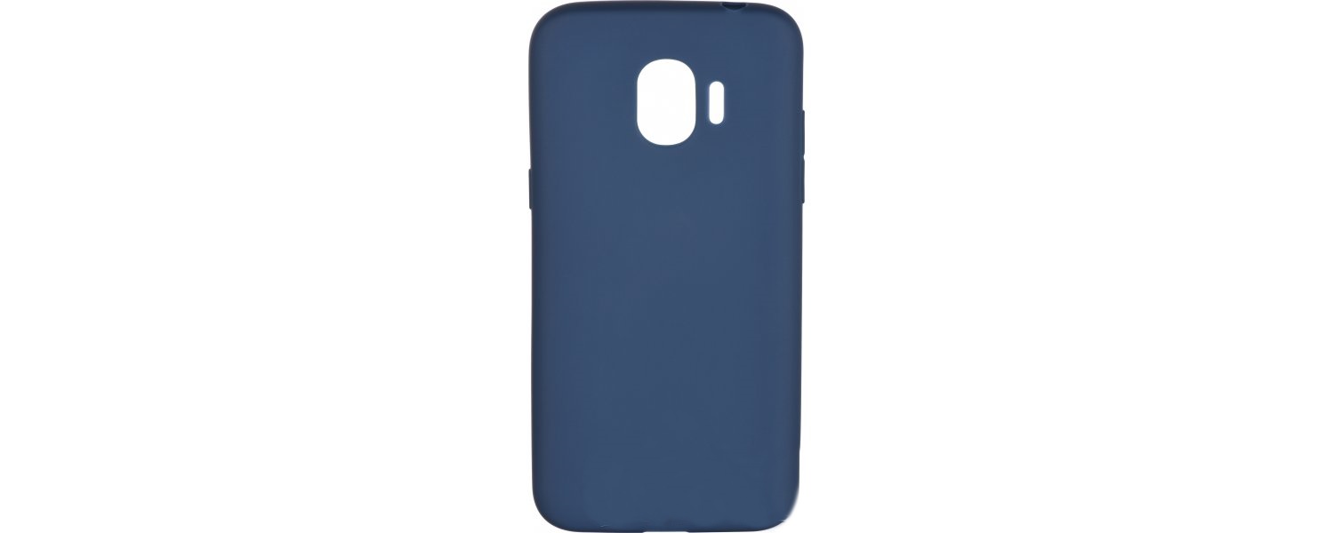 Накладка Silicone Case Full for Samsung J2 Pro Midnight Bue