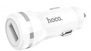 Автомобильное зарядное устройство HOCO Z27A Staunch 1USB/3A/QC3.0/18W White
