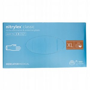 Перчатки нитриловые Nitrylex classic, размер XL (9-10), 50 пар.