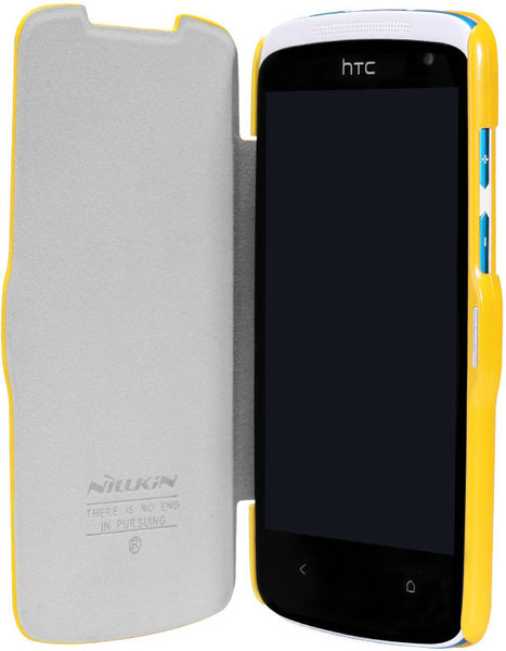 Чохол Nillkin HTC Desire 500 - Fresh Series Leather Case (Yellow)