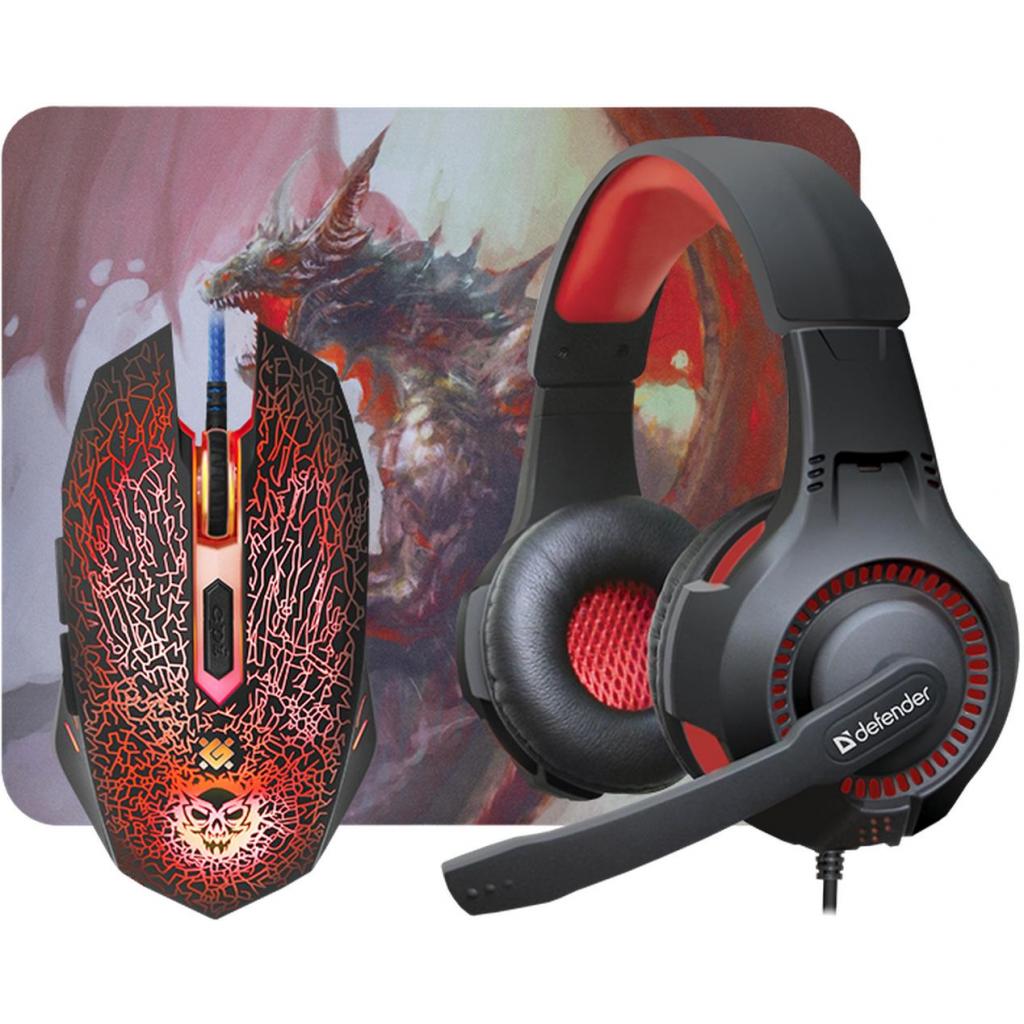 Мишка Defender DragonBorn MHP-003 mouse+mouse pad+headset
