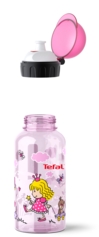Детская бутылка для питья Tefal Drink2go Tritan 0,4 л [розовая/декор "Принцесса"