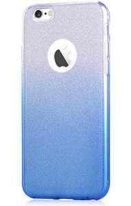 Накладка Devia Sparkling Soft Case for iPhone 6/6S Blue