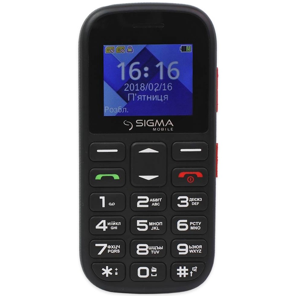 Мобільний телефон Sigma mobile Comfort 50-mini5 (red-black)