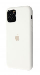 Накладка Apple Silicone Case HC for iPhone 11 Pro Max Antique White 11