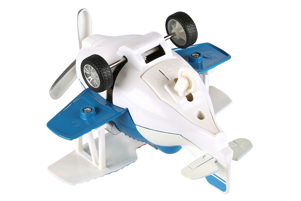 Літак металевий Same Toy інерційний Aircraft (синій)