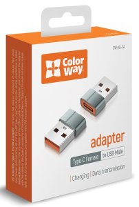 Адаптер Colorway Type-C to USB-A (CW-AD-CA)