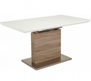 Кухонный стол GT К-6101 (140-180*80*76) White/Cappucino