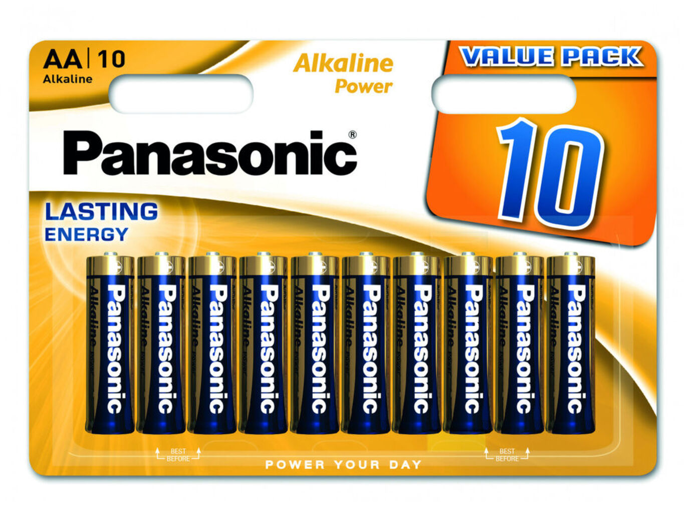 Батарейка Panasonic ALKALINE POWER AA BLI 10 LR6REB/10BW