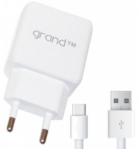 Зарядное устройство Grand GH-C01 2USB 2,1 A+TypeC