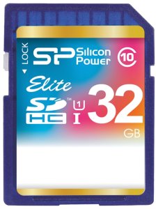 Карта памяти Silicon Power SDHC 32GB Class 10 UHS-I Elite