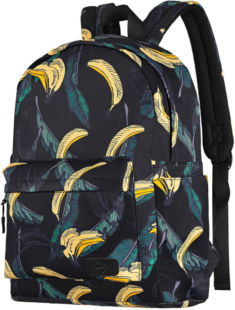 Рюкзак для ноутбука 2E TeensPack Bananas, чорний (2E-BPT6114BB)