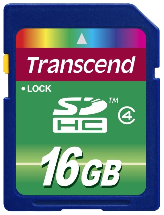 Карта пам'яті Transcend SDHC 16GB Class 4