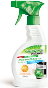 Green&Clean Ср-во для чистки стеклокер.поверхностей 300мл