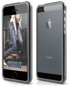 Чехол Elago iPhone 5/5S - Aluminium Bumper (Dark Gray)