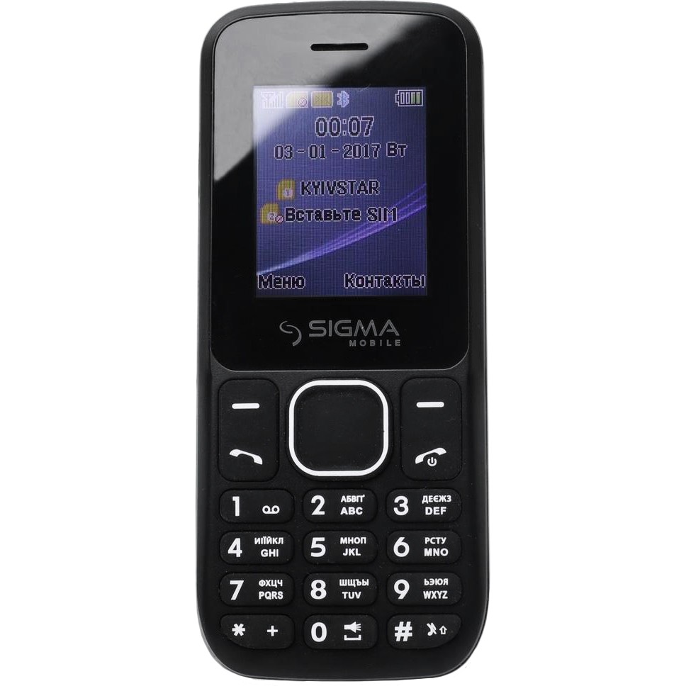 Мобільний телефон Sigma mobile X-Style 17 "UP" black