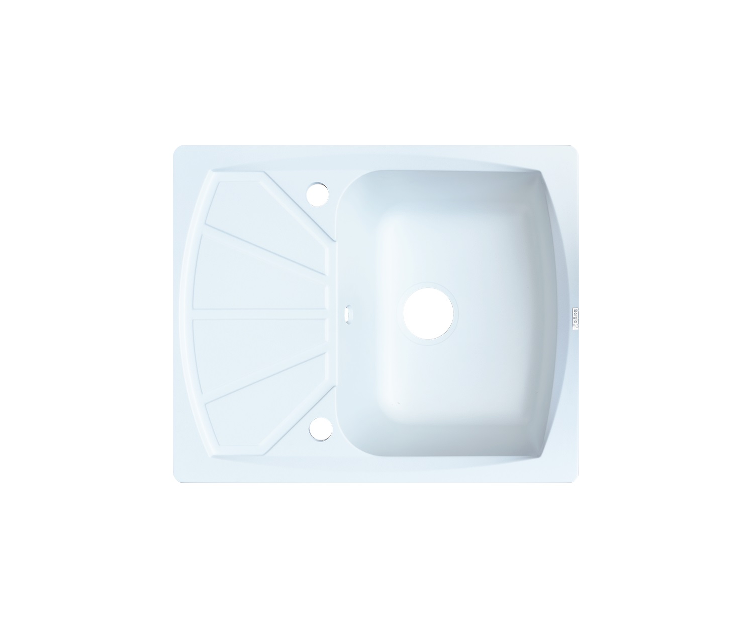 Кухонна мийка Borgio PRT-610x500 (білий)
