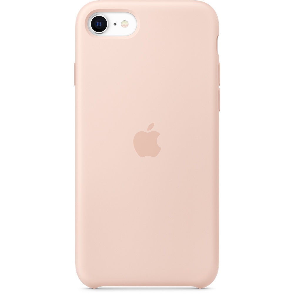 Накладка Apple Silicone Case 1:1 for iPhone SE (2020/2022) Pink Sand