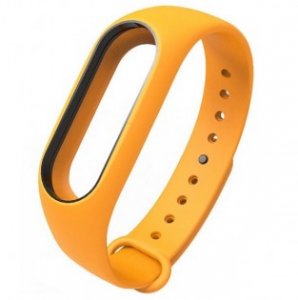 Ремешок к фитнес-браслету Xiaomi miband 2 Orange