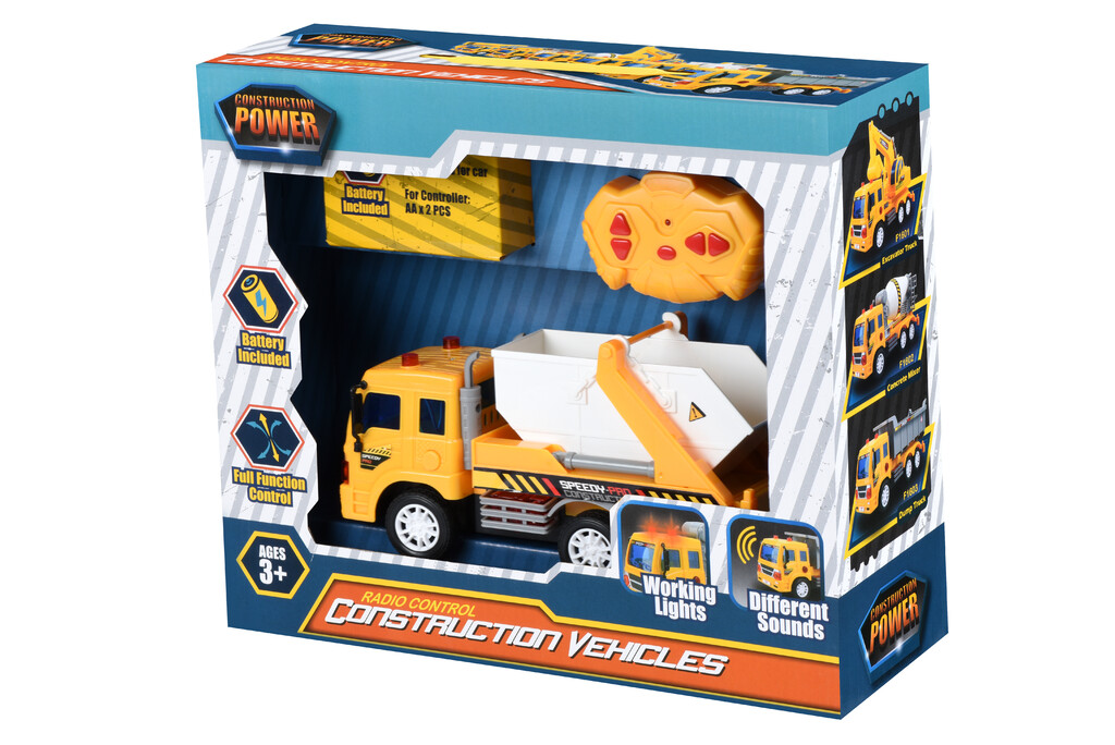 Машинка Same Toy на р/у CITY Вантажівка з контейнером (жовтий)