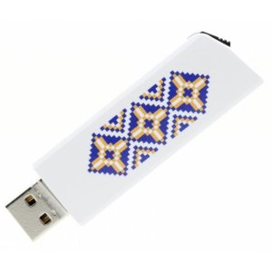 USB флешдрайв GoodRAM UCL2 16GB UKRAINE, White