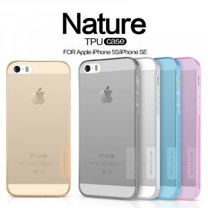 Накладка Nilkin Nature TPU Case for iPhone 5S/SE Transparent Gray