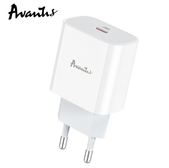 Зарядний пристрій Avantis A838 Plus PD20W /QC3.0 White