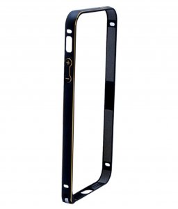 WOWcase Бампер Metall bumper Black for iPhone 5/5s