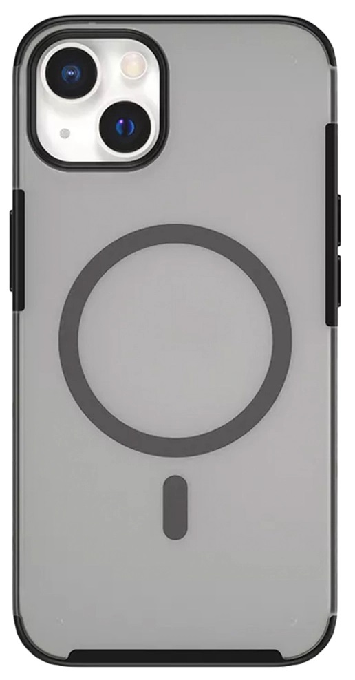 Накладка Blue Frosted Anti-Drop Case для iPhone 14 Plus с MagSafe Black (BK5777-14M)