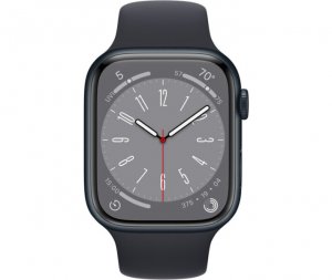 Смарт-часы Apple Watch Series 8 GPS 41mm Midnight Aluminium Case в Midnight Sport Band (MNP53UL)