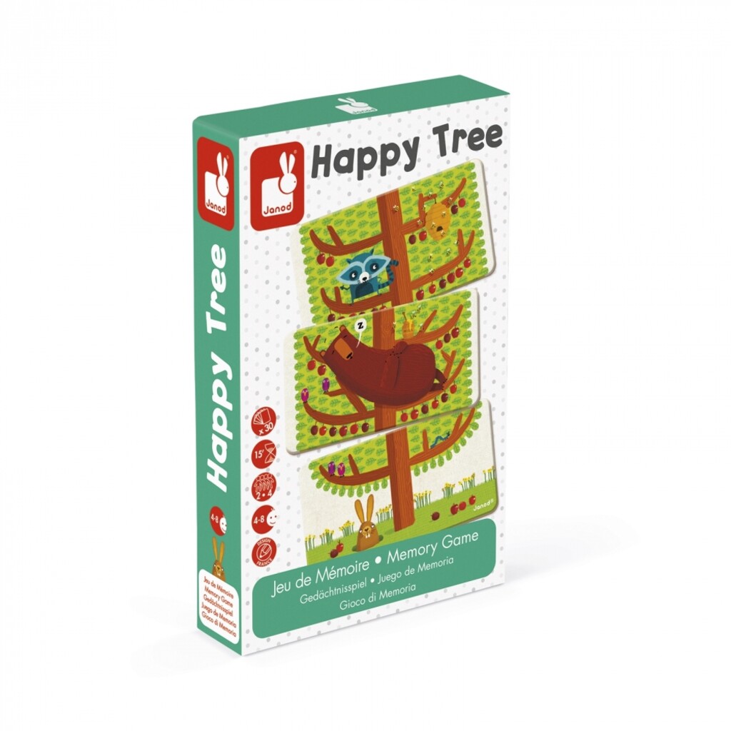 Настільна гра Janod Гра мемо - Щасливе дерево